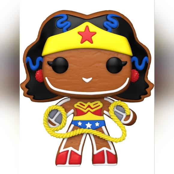 Funko Pop! Heroes: DC Holiday -Gingerbread Wonder Woman - Picture 2 of 3